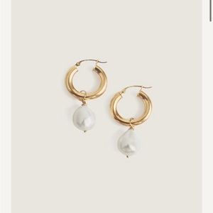 Kinn studio baroque pearl earrings